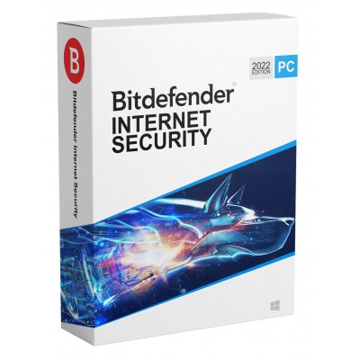 BITDEFENDER INTERNET SECURITY 2022 - 1 PC-1 YEAR- PAYPAL