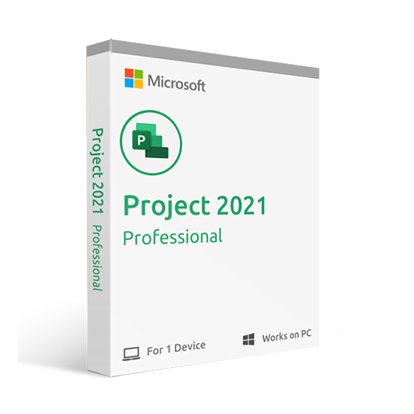 MICROSOFT PROJECT PROFESSIONAL 2021 (WINDOWS)- LIFETIME LICENCE- GENUINE LICENCE- 1 DEVICE