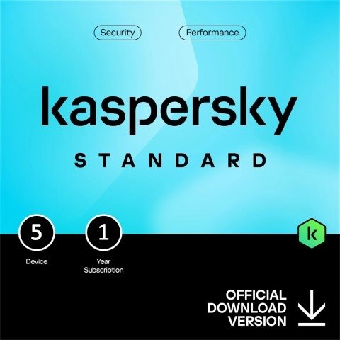 KASPERSKY STANDARD PC / MAC / ANDROID/ IOS- 5 DEVICES-1 YEAR