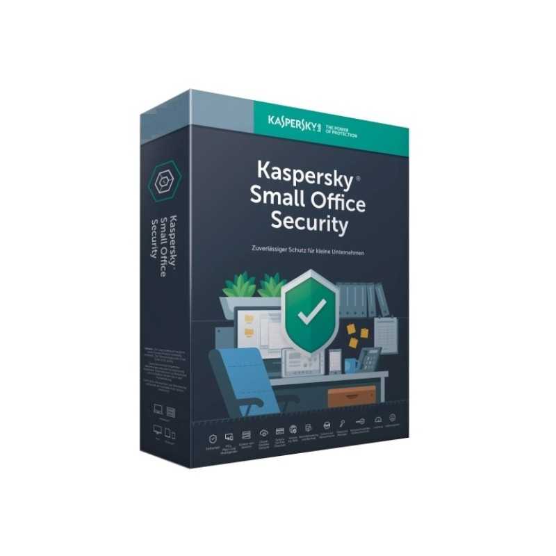KASPERSKY SMALL OFFICE SECURITY 2024 - PC / MAC / ANDROID/ IOS -15 USERS-2 SERVER-1 YEAR