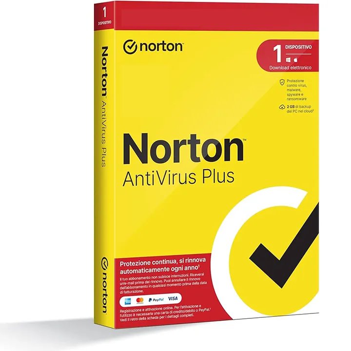 Norton antivirus plus 2019-2025- PC / MAC 1 YEAR-3 DEVICES