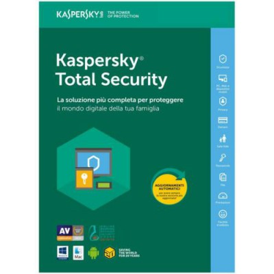 Kaspersky Total Security 2022 - PC / MAC / ANDROID / IOS- 1 YEAR- 1 DEVICE-PAYPAL