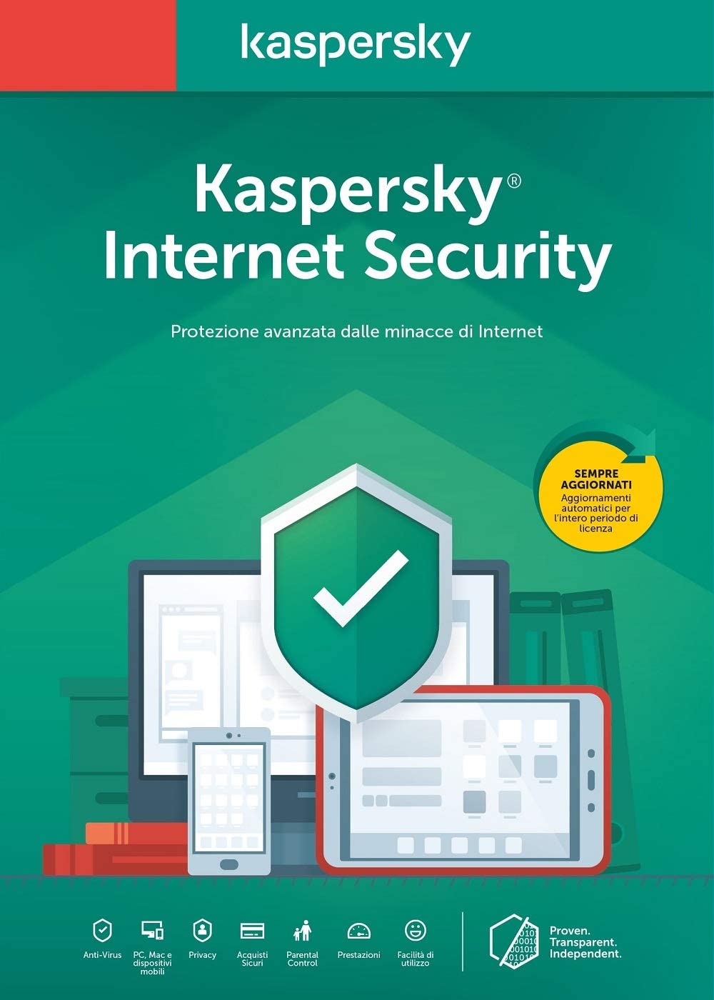 KASPERSKY INTERNET SECURITY 2020- PC / MAC / ANDROID/ IOS -1 YEAR - 3 DEVICES